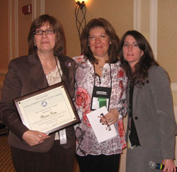 Maria G. Dove, Ed. D., recepient of the Outstanding Teacher Award